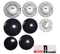 KIT BRUCIATORI E PIATTELLI PER CUCINA PIANO COTTURA 4 FUOCHI WHIRLPOOL IGNIS