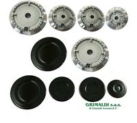 KIT BRUCIATORI E PIATTELLI SMALTATI INCAVATI PER PIANO COTTURA 5 FUOCHI NARDI