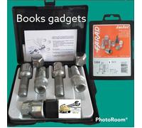 Kit Bulloni Antifurto Locket Farad con una Chiave Esag.17 M14X1,5 Lunghezza 24