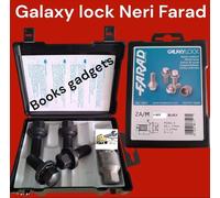 Kit Bulloni Antifurto NERI Galaxy Lock Farad Es.17 14x1,5 L27 C/Lega