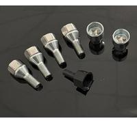 KIT BULLONI ANTIFURTO per CERCHI GOMME AUTO CON 2 CHIAVI in Dotazione SPECIFICI NON ORIGINALI COMPATIBILI con SMART - FORTWO Prodotte dal 01/2015 in poi - I3 SB 2CH.