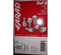 Kit Bulloni Antifurto Stil-Bull Farad M14X15 Lunghezza 70mm R=13