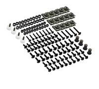 Kit Bulloni Carenatura Moto Per Per CBR 600 RR 1000 RR 900 929RR 650R 177 Pezzi Bulloni Viti Clip Di Fissaggio Viti Dadi Kit Bulloni Di Carenatura Completo(NERO)