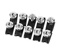 Kit bulloni corpo carenatura moto, 10 pezzi Viti corpo carenatura moto 5 * 16MM Kit viti bullone Set castone Vite anello Dado Set vite