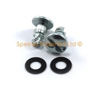 Kit Bulloni D-Ring Dzus 9Mm Carenatura Moto Seleziona Lunghezza