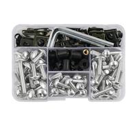 Kit Bulloni E Dadi Motociclo Compatibile Con Per Ninja 250 300 Per Z900 Per ZX6R 190 Pezzi Carenatura Moto Per Bullone Di Fissaggio Clip Kit Viti Carenatura Kit Bulloni