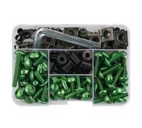 Kit Bulloni E Dadi Motociclo Compatibile Con Yamaha Per FJ1100 1984-1985 Per FZR1000 1987-1995 190 Pezzi Viti Per Carrozzeria Kit Bulloni Per Carenatura Viti Di Fissaggio Per Carenatura Del Motociclo