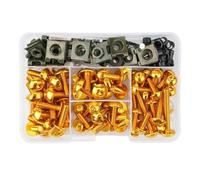 Kit Bulloni E Viti Per Carenatura Per H&onda, Per FORZA 125, Per HORNET 600, Per CB125R XADV, 177 Pezzi Bulloni Kit Carrozzeria Viti(Oro)