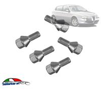 KIT BULLONI FISSAGGIO RUOTA 5 PEZZI 12X1,25 ES17 ADATTI A ALFA ROMEO 147 10/2000
