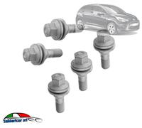 KIT BULLONI FISSAGGIO RUOTA 5 PEZZI 12X1,25 ES17 ADATTI A CITROEN C3 SC 11/2009-