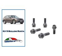 KIT BULLONI FISSAGGIO RUOTA 5 PEZZI 12X1,5 ES17 ADATTI A BMW SERIE X1 E84 01/201