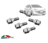 KIT BULLONI FISSAGGIO RUOTA 5 PEZZI 12X1,5 ES17 ADATTI A FIAT PUNTO EVO 199 2009