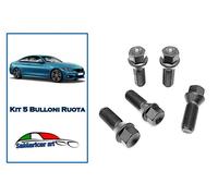 KIT BULLONI FISSAGGIO RUOTA 5 PEZZI 14X1,25 ES17 ADATTI A BMW SERIE 4 01/2013->