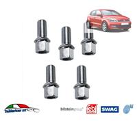 KIT BULLONI FISSAGGIO RUOTA 5 PEZZI 14X1,5 ES17 ADATTABILI A VW POLO 6R/6C 2009-
