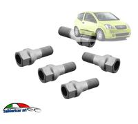 KIT BULLONI FISSAGGIO RUOTA 5 PEZZI ES17 12X1,25 ADATTI A CITROEN C2 JM 2003->