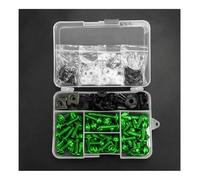 Kit Bulloni Per Carenatura Moto Per Per CBR600RR Per CBR1000RR Clip Di Fissaggio, Rondelle, Dadi Per Montaggio Parabrezza Viti Carenatura Di Fissaggio(Verde)