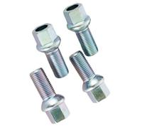 Kit Bulloni Ruota Filetto Per A6L A4L A1 A3 A4 A5 A6 A7 A8 C7 4 Pezzi | Auto M14x1.5 Vite Per Pneumatici Mozzo Ruota Per Bulloni Dadi Ruota Set Di Viti(Chrome)