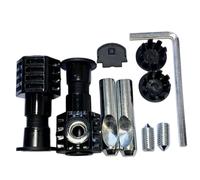 Kit bulloni wc in acciaio per montaggio laterale attacco wc sospeso a paret