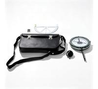 Kit bussola mineraria con misuratore di pendenza e custodia protettiva, strumento di livellamento sospeso, puntatore di smorzamento, scala chiara per la misurazione della direzione nel rilevamento