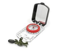 Kit bussola orienteering multifunzionale con regolazione magnetica della declinazione per escursionismo campeggio navigazione mappa lettura zaino