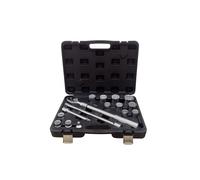 Kit Bussole/Boccole poligonali 16 pz 3/4" con chiave a cricchetto telescopica