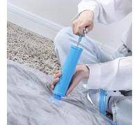 KIT BUSTA 98x68/70x110cm + POMPA PER SOTTOVUOTO SACCHETTO SALVASPAZIO VESTITI