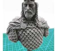 Kit busto in resina 1/10, gioco di storia antica, re Salahuddin