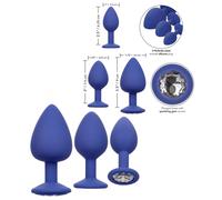 Kit butt in silicone con pietra dildo mini maxi dilatatore anal plug indossabile