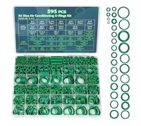 Kit CA - Riparazione guarnizioni CA automobilistiche, set per manutenzione veicoli | Cassetta degli attrezzi completa per la sostituzione 'O Ring meccanico, kit di riparazione professionale