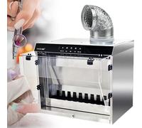 Kit Cabina Di Verniciatura a Spruzzo Professionale, Aspirazione Ventola Max 1480 M³/H - Portata a Cortina D'acqua 2200 L/H,Con Pompa Dell'acqua Di Sollevamento Automatica E Controllo Gestuale/Touch