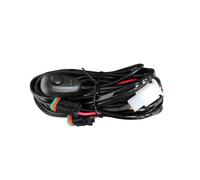 KIT CABLAGGIO 2 VIE 12-24V INTERRUTTORE RELE FUSIBILE X FARI LED BARRE