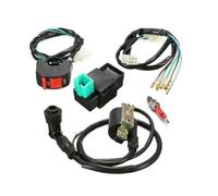 Kit cablaggio 5 pezzi con interruttore on-off, bobina CDI, candele, 2 pin, adatto for pit bike ATV da 110, 125 e 140 cc.