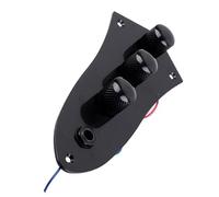 Kit Cablaggio Chitarra Elettrica 1 Set Di Interruttori A Filo Con Manopola Del Potenziometro Per Il Circuito Di Controllo Del Guscio In Ferro Della Chitarra Elettrica Per Basso