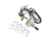 Kit Cablaggio Chitarra Elettrica 1 set di potenziometri a levetta a 3 vie precablati 1V 1N da 500k per la sostituzione della chitarra