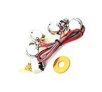 Kit Cablaggio Chitarra Elettrica Cablaggio C4DE 2V 2T a 3 vie A250K precablato per chitarra elettrica e basso