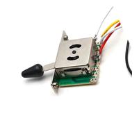 Kit Cablaggio Chitarra Elettrica Cablaggio precablato per chitarra A57T 3 resistori da 500K 1 manopola del volume 2 manopole di controllo del tono interruttore a 5 posizioni.