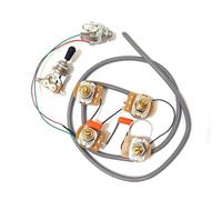 Kit Cablaggio Chitarra Elettrica Kit di cablaggio precablato con potenziometri a 4 pezzi ad albero lungo per accessori per chitarra LP SG
