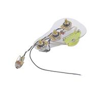 Kit Cablaggio Chitarra Elettrica Kit pre cablaggio per chitarra elettrica 3 potenziometri in ottone da 250K e accessori per interruttori a 5 posizioni 4 misure(4)