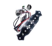 Kit Cablaggio Chitarra Elettrica Pickup per buca chitarra precablato F1FD a sei corde con manopola del volume potenziometro e cablaggio