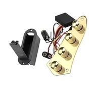 Kit Cablaggio Chitarra Elettrica Scheda di controllo precablata per chitarra interruttore a 4 vie manopola per cablaggio R3ME