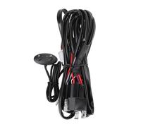 Kit cablaggio DC12V ad alto fascio anabbagliante, cavo centrale 40A 16AWG Cablaggio doppio colore, cablaggio relè a doppio fascio per barra luminosa a LED Faro fendinebbia a LED,