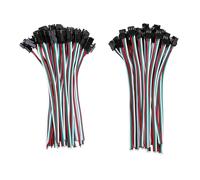 Kit cablaggio dotato di trenta coppie di connettori per JST SM per strisce led