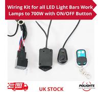 Kit cablaggio lampada da lavoro LED fino a 700 W con pulsante ON/OFF