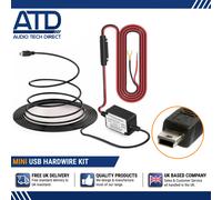 Kit Cablaggio Mini USB DC 12V A 5V Inverter Per Dash Cam Nextbase Nero