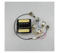 Kit Cablaggio Per Chitarra Upgrade Humbucker SH1n SH4 Pickup Per Chitarra Elettrica 4C Senza Saldatura Funzione Single Cut Cablaggio(B)