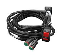 KIT CABLAGGIO PER FARI FARETTI MOTO MOTORE 12V PRE-ASSEMBLATO INTERRUTTORE RELE'