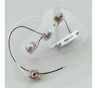 Kit Cablaggio Precablato Chitarra 1 set di cablaggio per chitarra elettrica SSS SSH 3 potenziometri 250K/500K + interruttore a cinque posizioni +