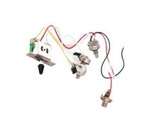 Kit Cablaggio Precablato Chitarra Adatto per il kit di cablaggio per chitarra St Contiene 1 manopola del volume 2 manopole del tono e 1 interruttore a levetta a cinque vie 500K