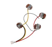 Kit Cablaggio Precablato Chitarra Cablaggio del circuito di pickup 2T2V 500K Potenziometro Interruttore a tre vie per chitarra elettrica LP