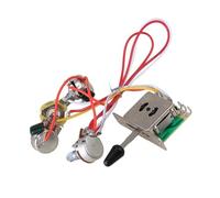 Kit Cablaggio Precablato Chitarra Cablaggio pickup per chitarra elettrica a tre bobine resistenza da 500K circuito durevole qualità del suono